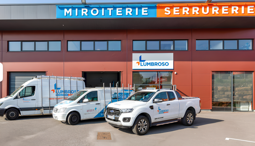 Miroiterie Lumbroso à Fréjus : vitrerie, serrurerie, menuiserie et volets roulants. Conseil, dépannage et installation sur mesure. Devis rapide au 04 94 95 96 97.